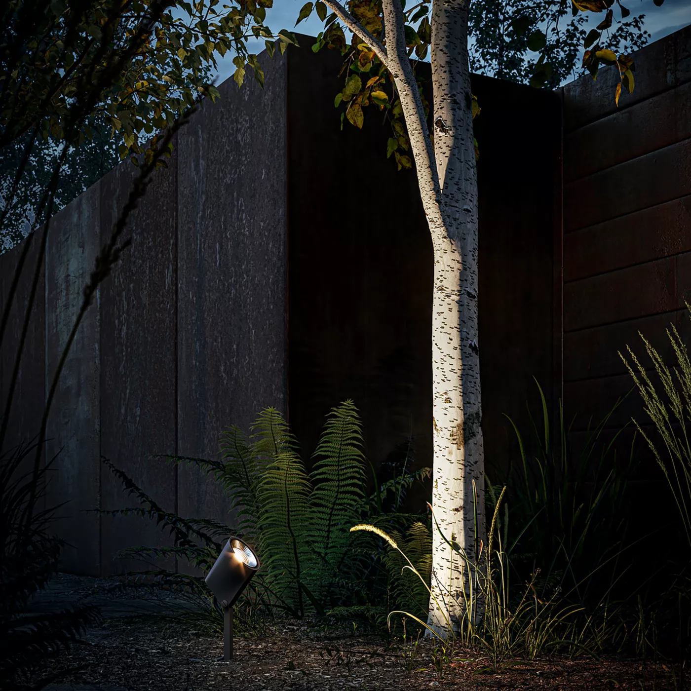 IP44.DE Stic F con piqueta antracita - 30 cm – Foco led — imagen 5