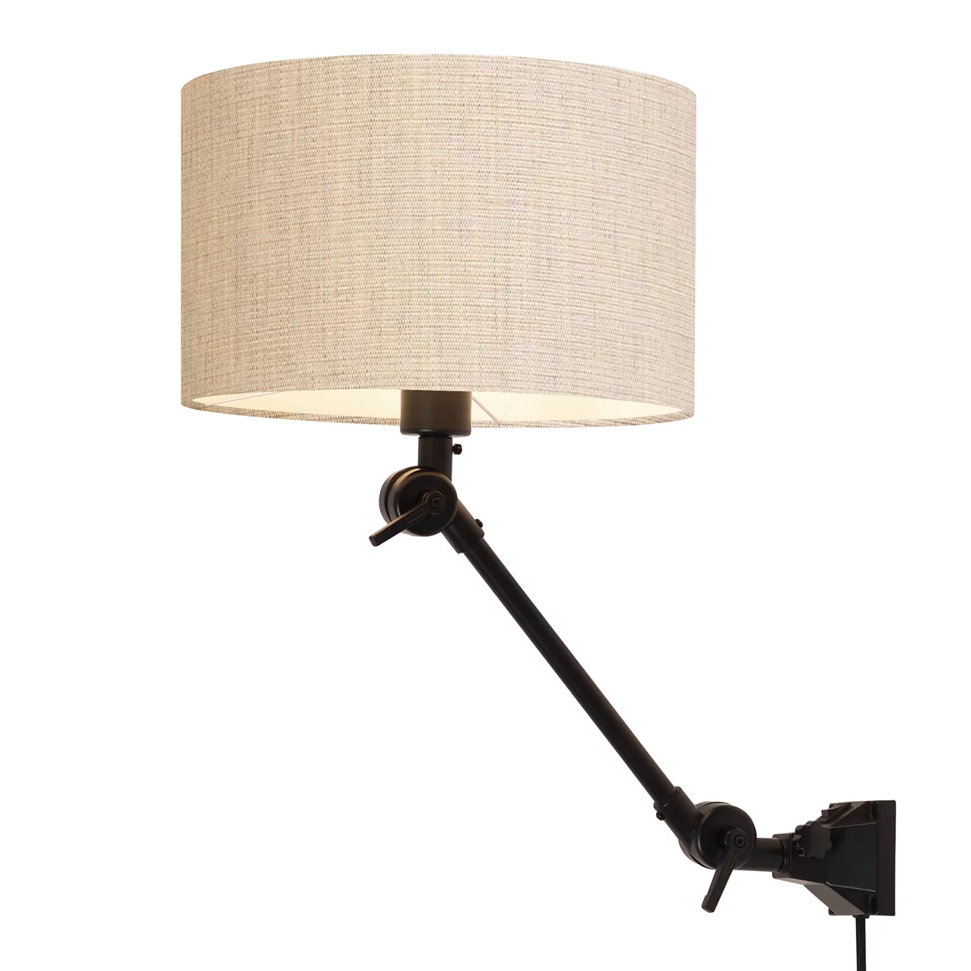 It's about RoMi Amsterdam, pantalla tela lino claro - amplitud 65 cm – Lámpara de pared — imagen 6