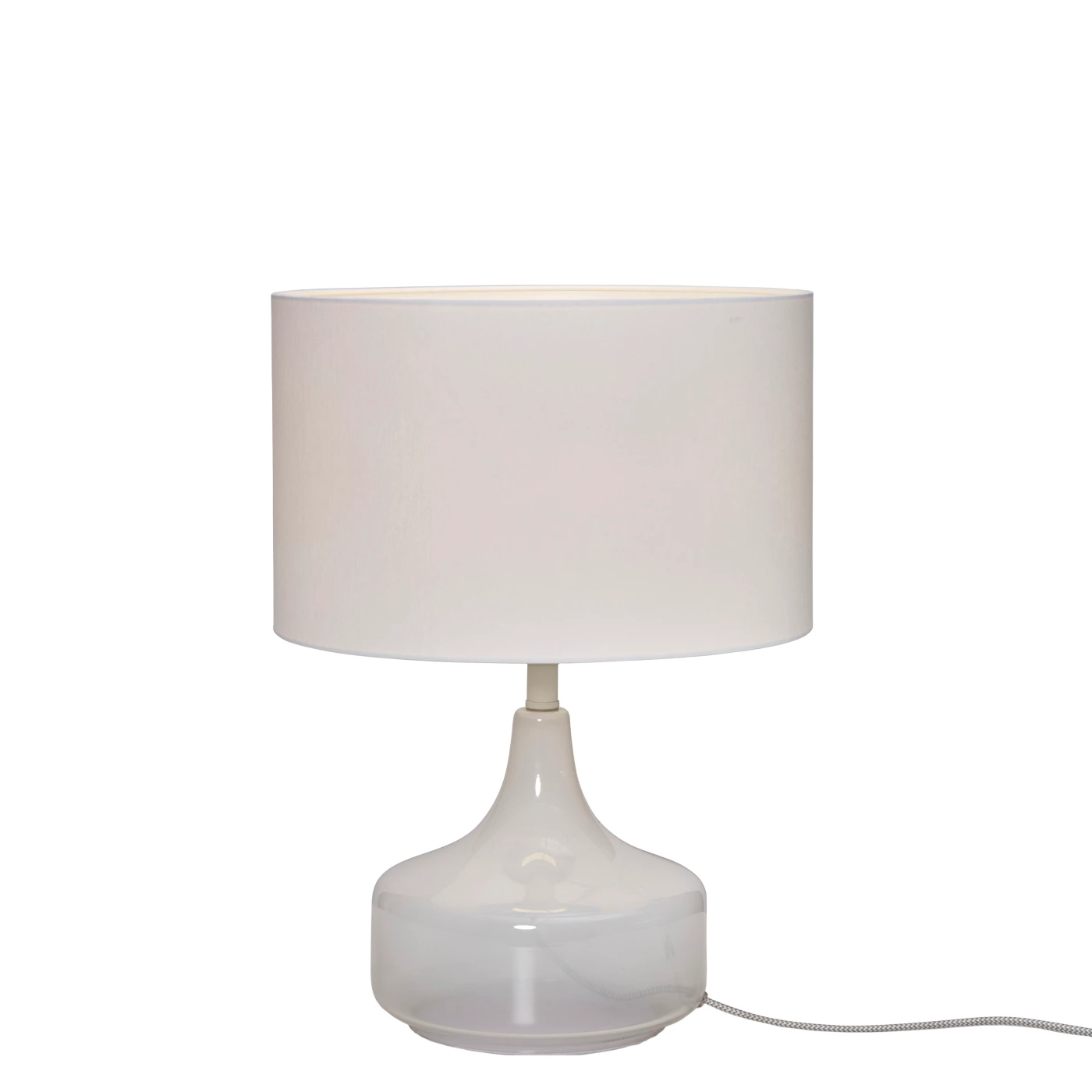 It's about RoMi Reykjavik, lámpara de sobremesa blanco - H.20 cm - ø32 cm