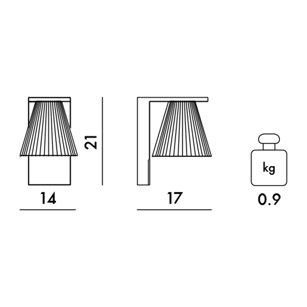 Kartell Light-Air Tissue – Aplique — imagen 8