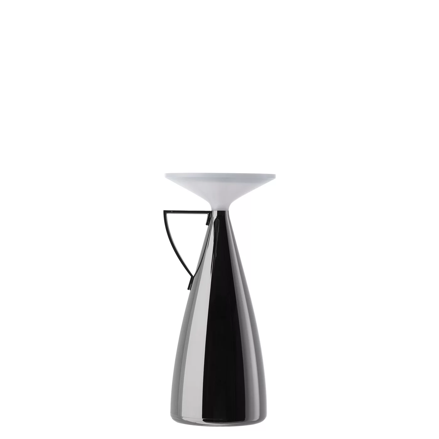 Kartell Camomille, lámpara recargable LED titanio