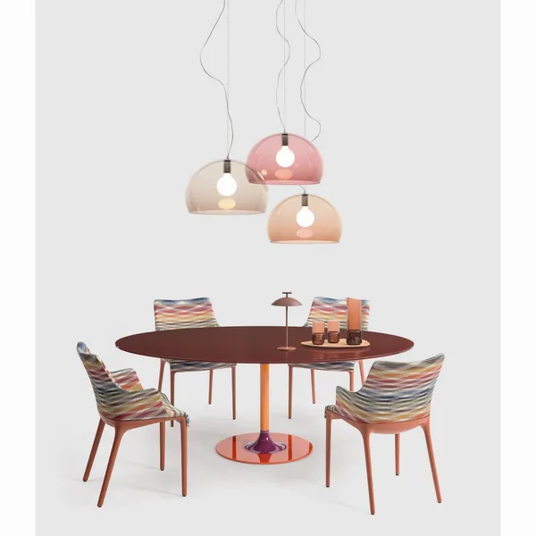 Kartell FL/Y Ø52 Borgoña – Lámpara colgante — imagen 3