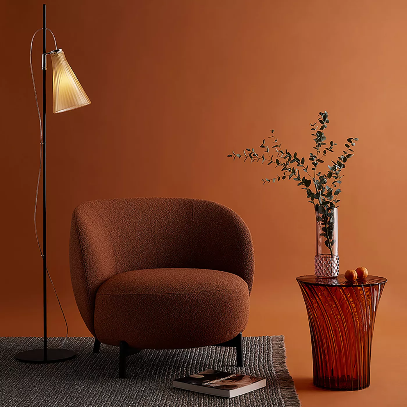 Kartell K-Lux, negro/ahumado – Lámpara de pie — imagen 5
