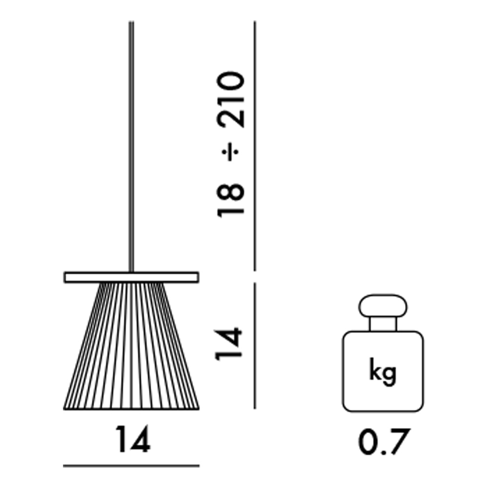 Kartell Light-Air Tissue – Lámpara colgante — imagen 7