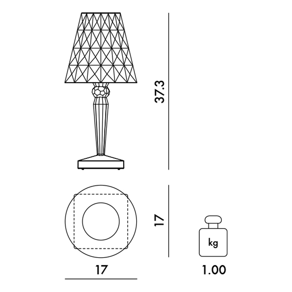Kartell Big Battery – Lámpara sobremesa — imagen 8
