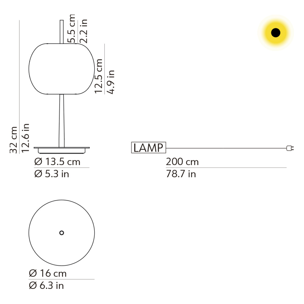 Kundalini Kushi 10th – Lámpara sobremesa — imagen 7