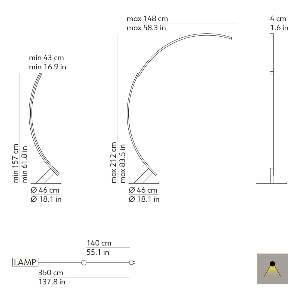 Kundalini Kyudo – Lámpara de pie — imagen 8