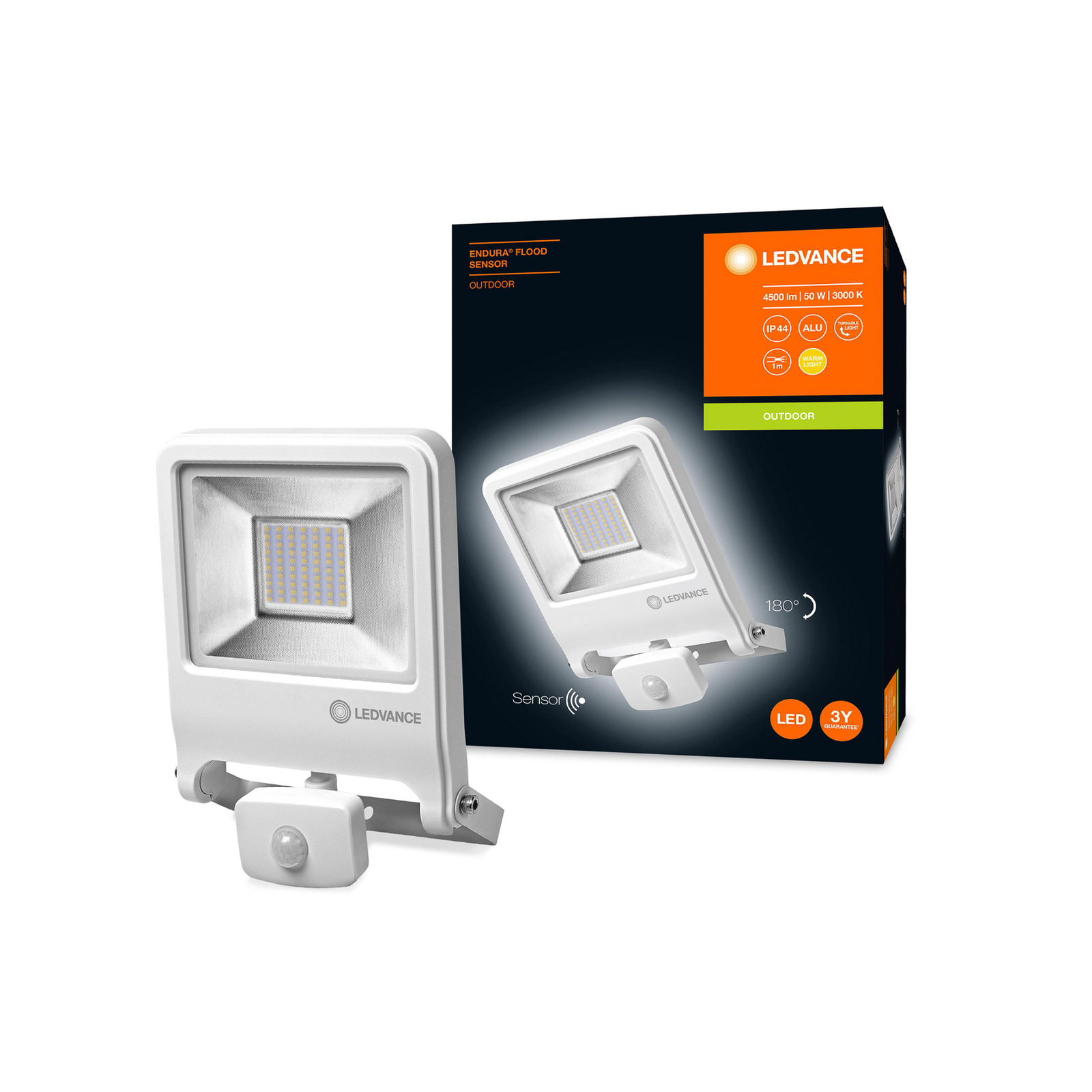 LEDVANCE Endura Flood Sensor 3.000K – Foco exterior — imagen 2
