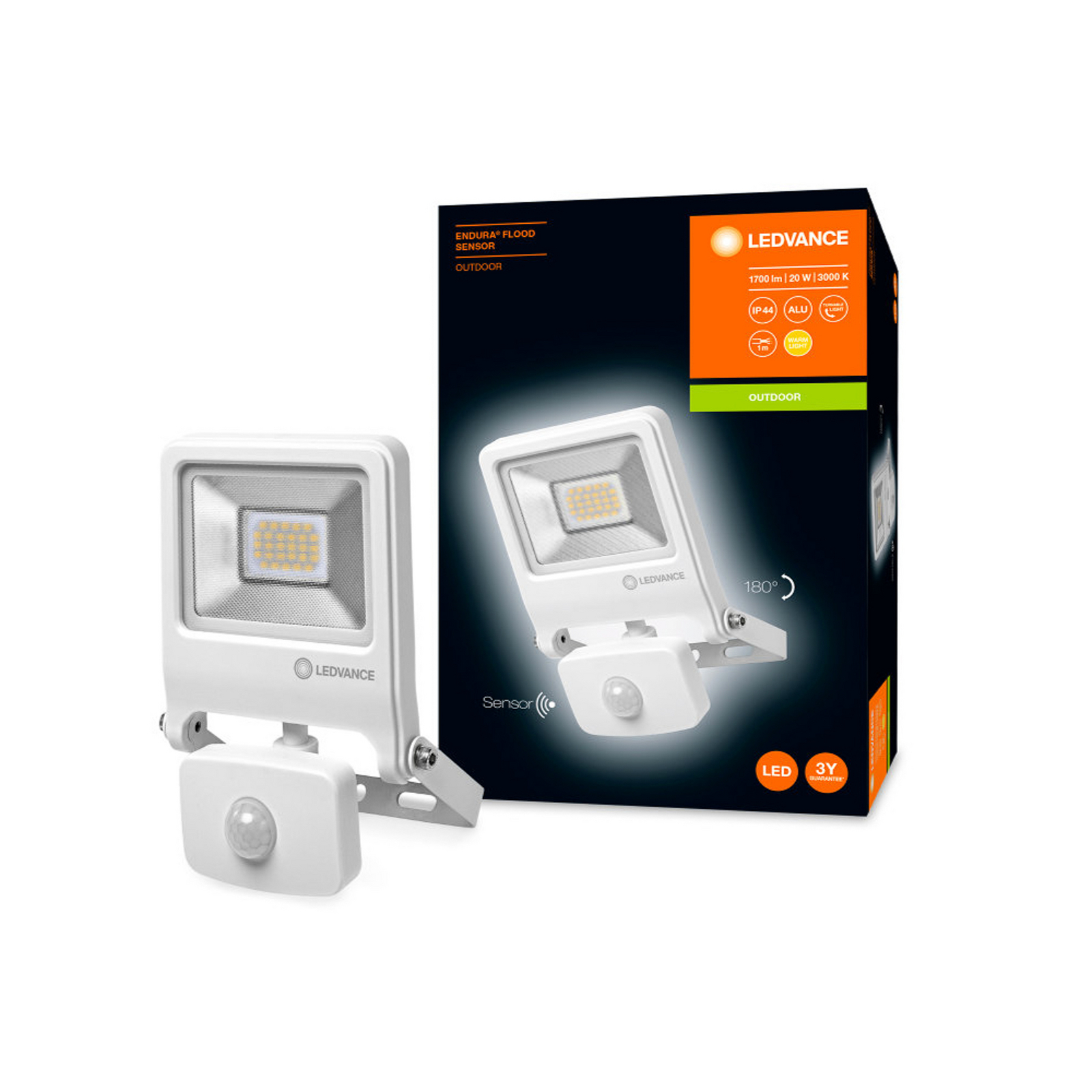 LEDVANCE Endura Flood Sensor foco exterior 3.000K