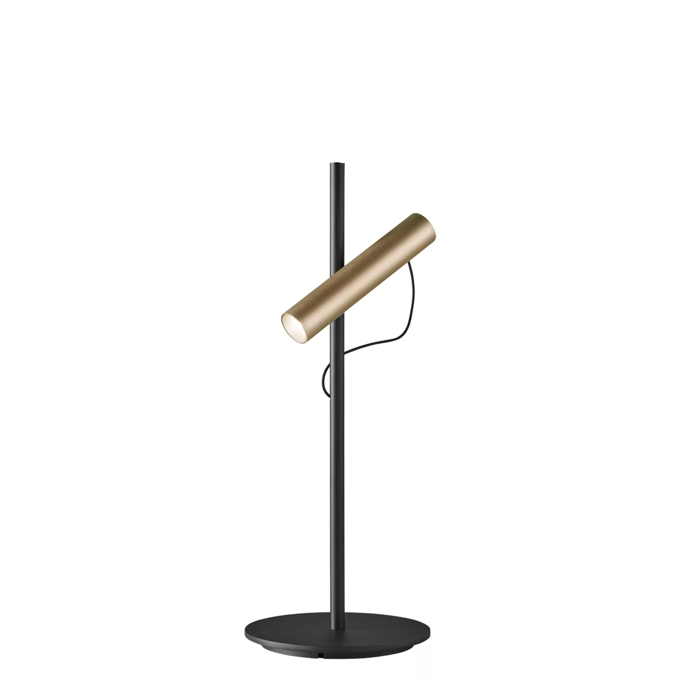 Light Point Spirit T1, lámpara de sobremesa LED negro/latón