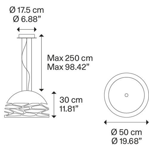 Lodes Kelly Small Dome 50 – Lámpara colgante — imagen 4