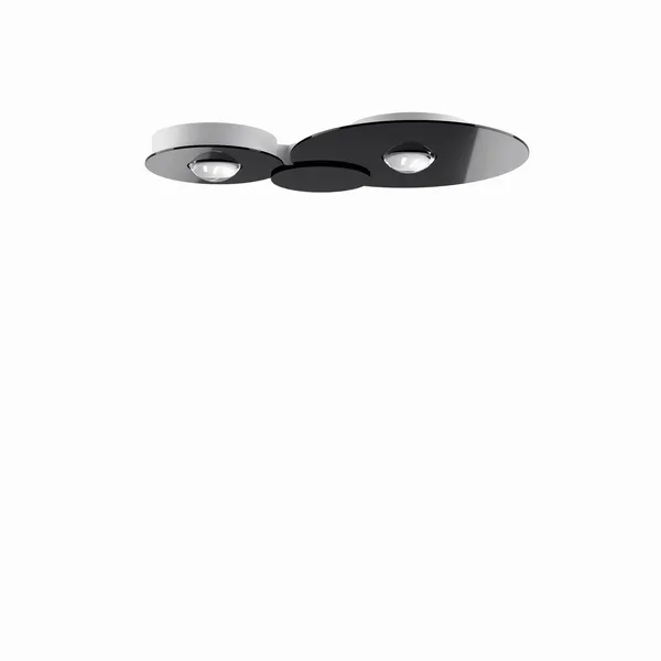 Bugia Doble 2700K Lámpara de Techo Negro