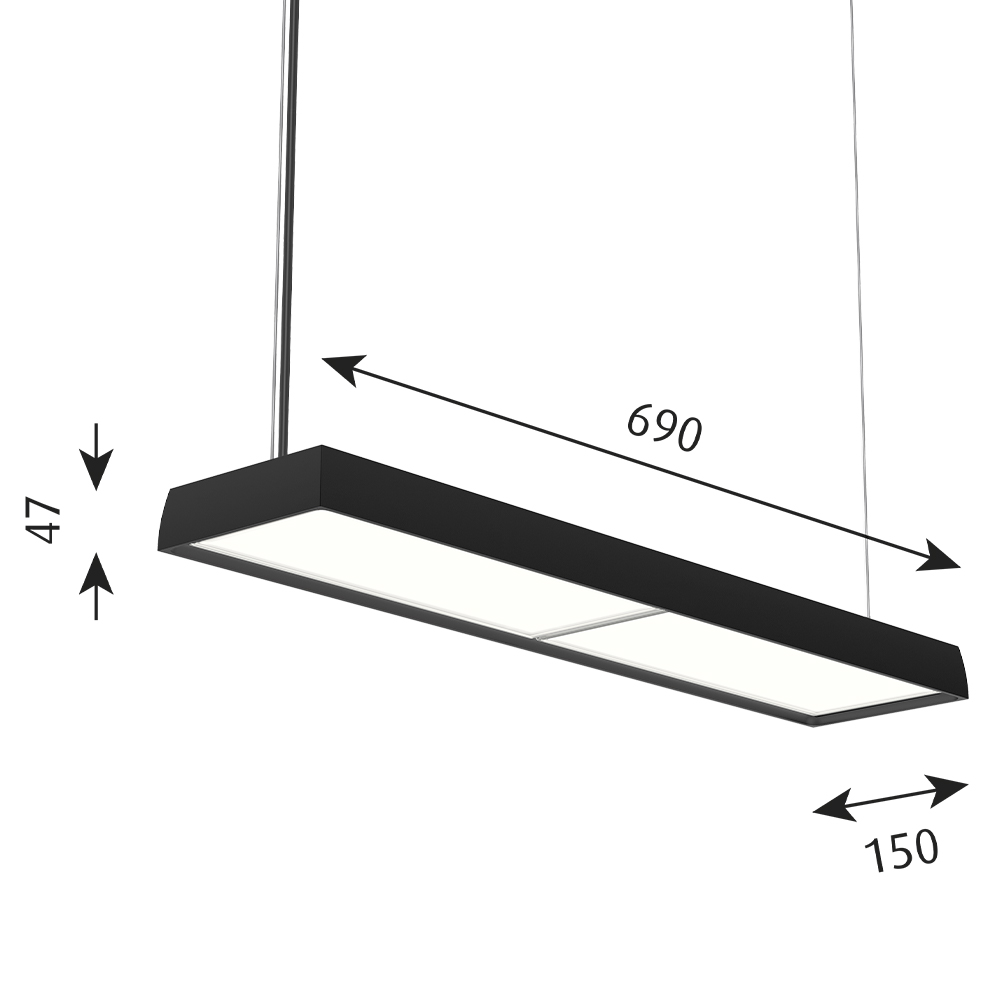 Louis Poulsen LP Slim Box Suspendida – Lámpara — imagen 6