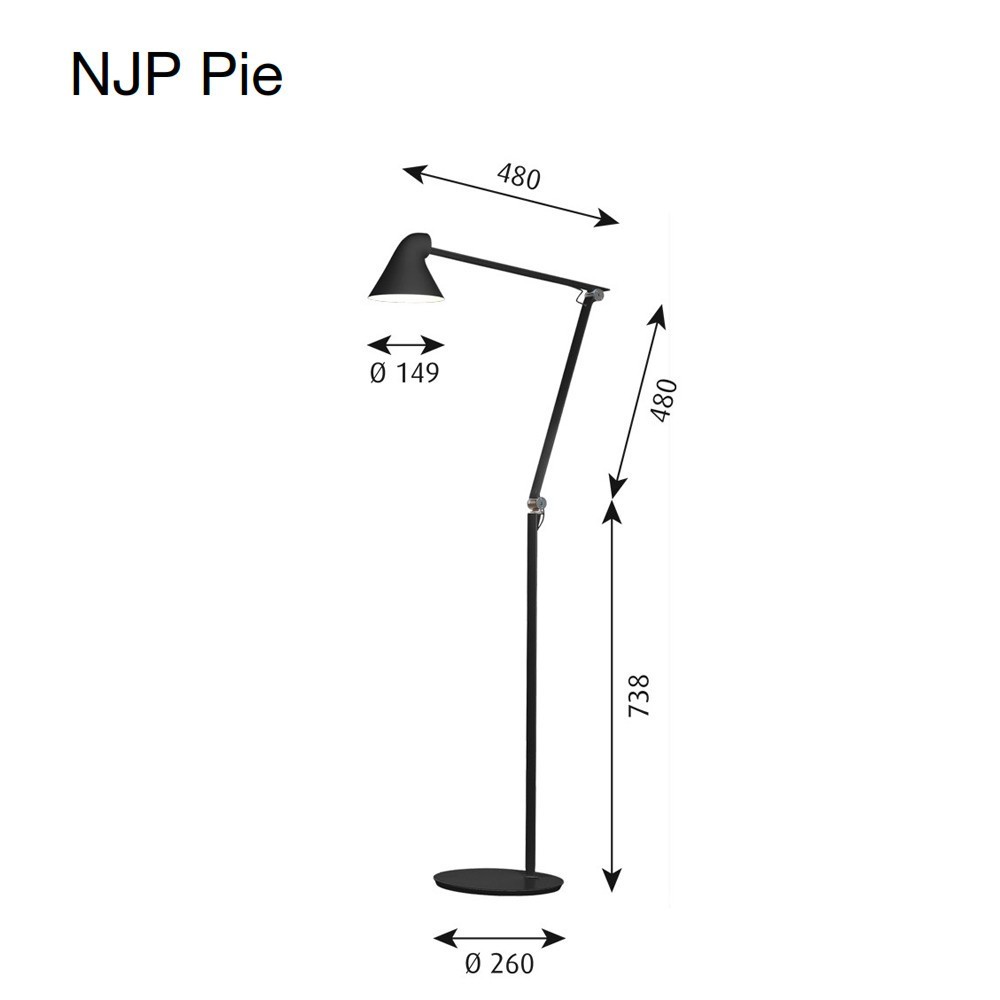 Louis Poulsen Njp Pie – Lámpara — imagen 5