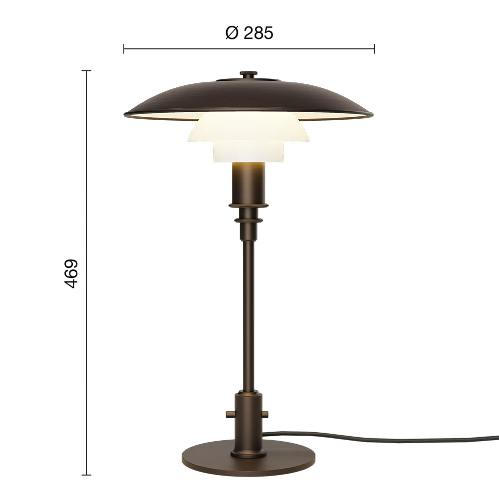 Louis Poulsen PH 3/2 Aged Brass Sobremesa – Lámpara — imagen 6
