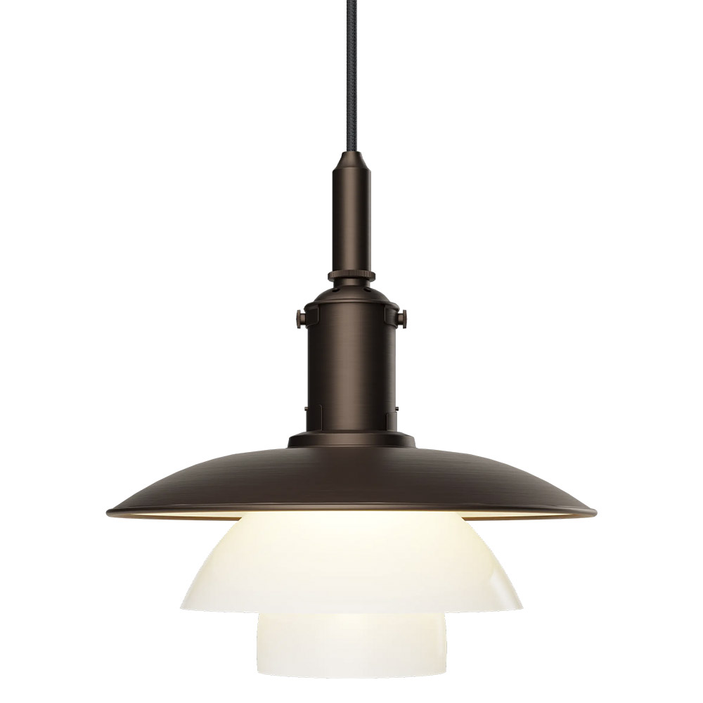 Louis Poulsen PH 3/3 Aged Brass Suspendida – Lámpara — imagen 3
