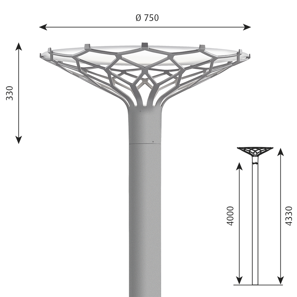 Louis Poulsen LP Nest outdoor – Lámpara pie — imagen 4