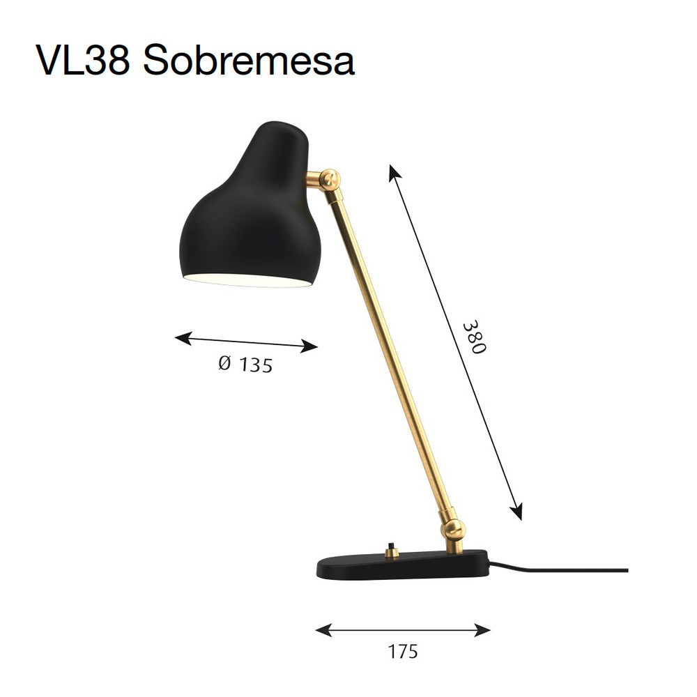 Louis Poulsen VL38 Sobremesa – Lámpara — imagen 8