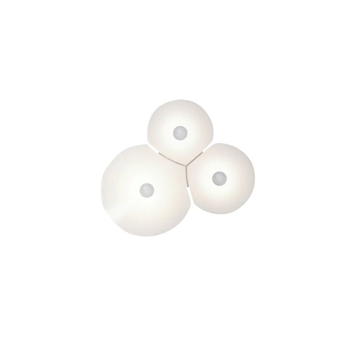 Luceplan Bulbullia, 3 focos – Lámpara de pared led — imagen 3
