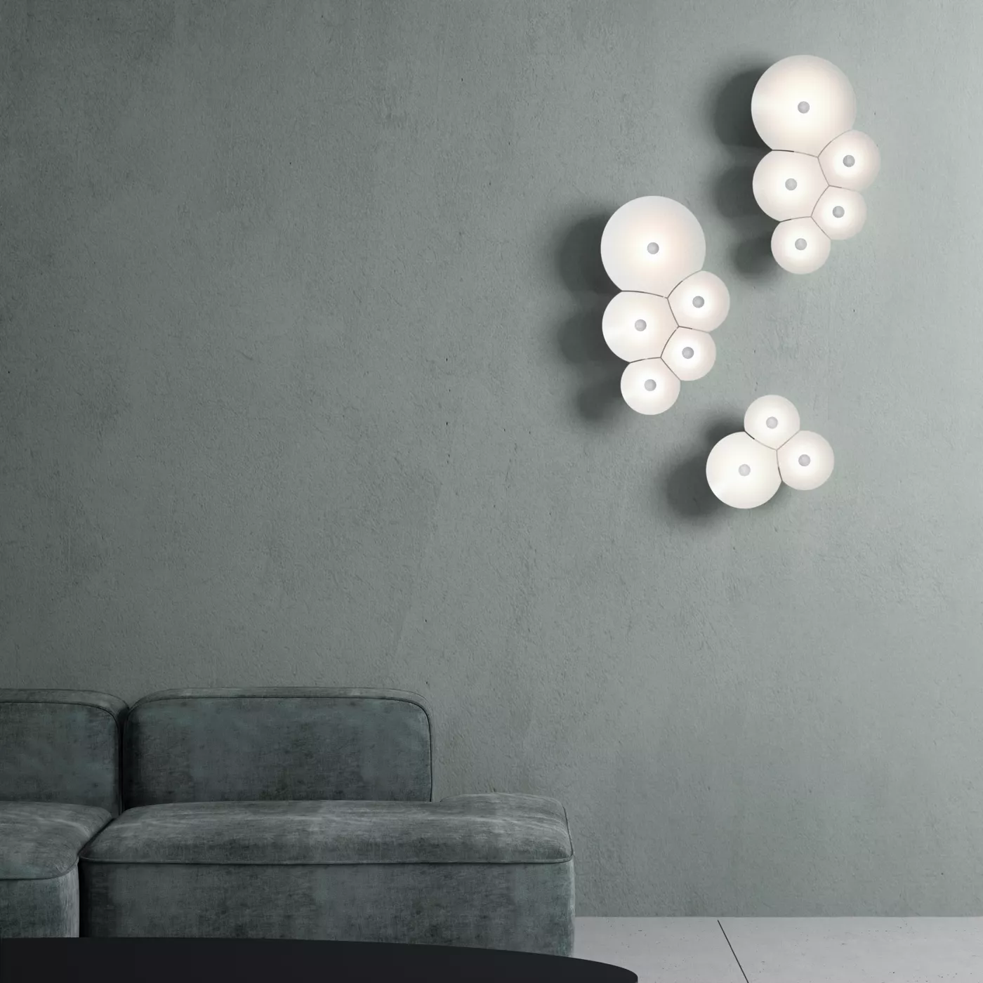Luceplan Bulbullia, 5 focos – Lámpara de pared led — imagen 3