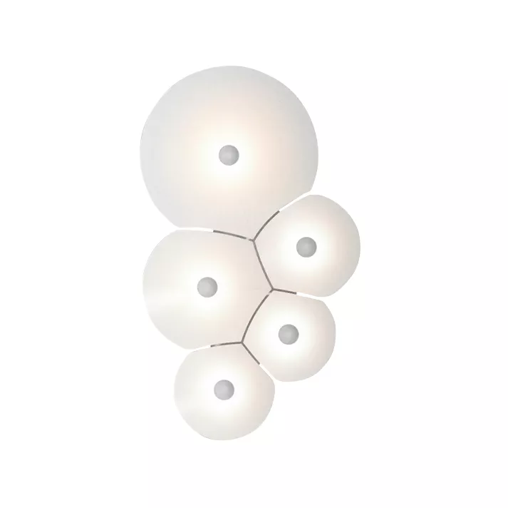Luceplan Bulbullia, lámpara de pared LED 5 focos