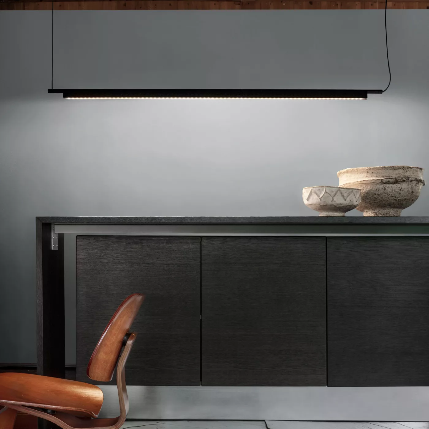 Luceplan Compendium Sospensione Led negro - regulable — imagen 3