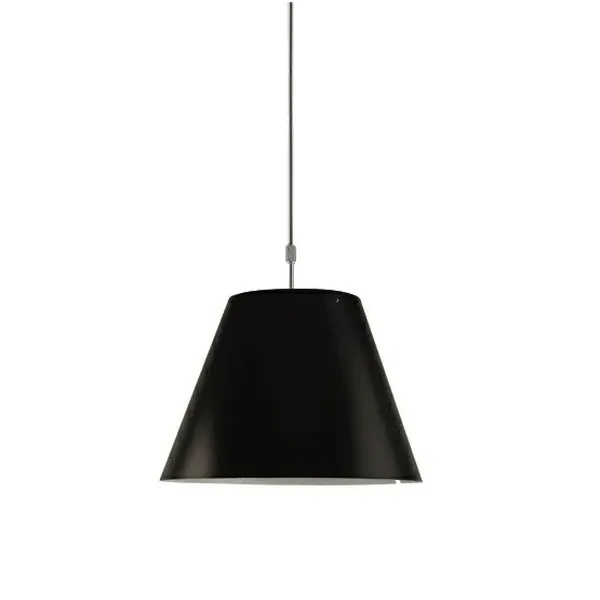 Luceplan Costanza Up/Down Aluminio M. Negro Pantalla – Lámpara colgante