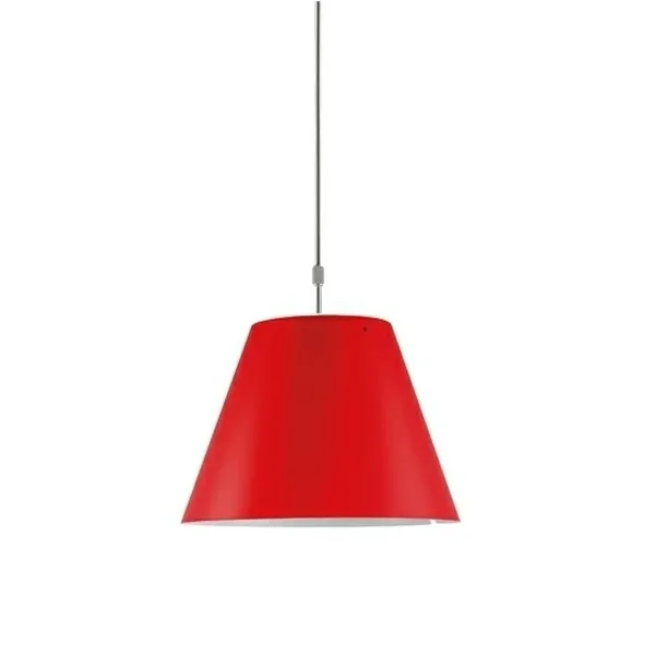 Costanza Up/Down Lámpara Colgante Aluminio M. Pantalla Rojo