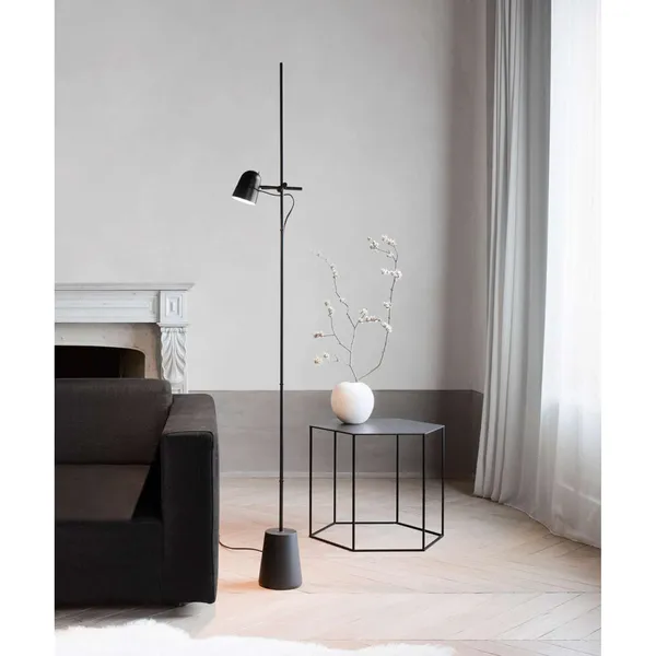 Luceplan Counterbalance Negro – Lámpara de pie — imagen 5