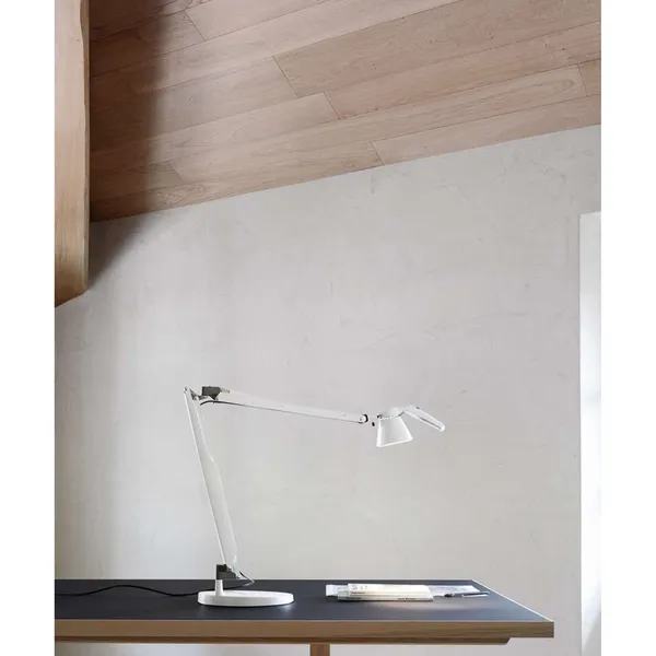 Luceplan Fortebraccio Sin Atenuador Blanco – Lámpara de mesa — imagen 5