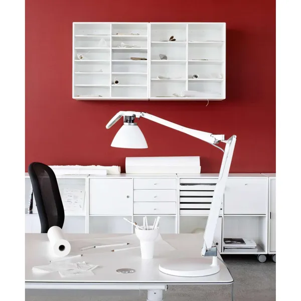 Luceplan Fortebraccio Sin Atenuador Blanco – Lámpara de mesa — imagen 6