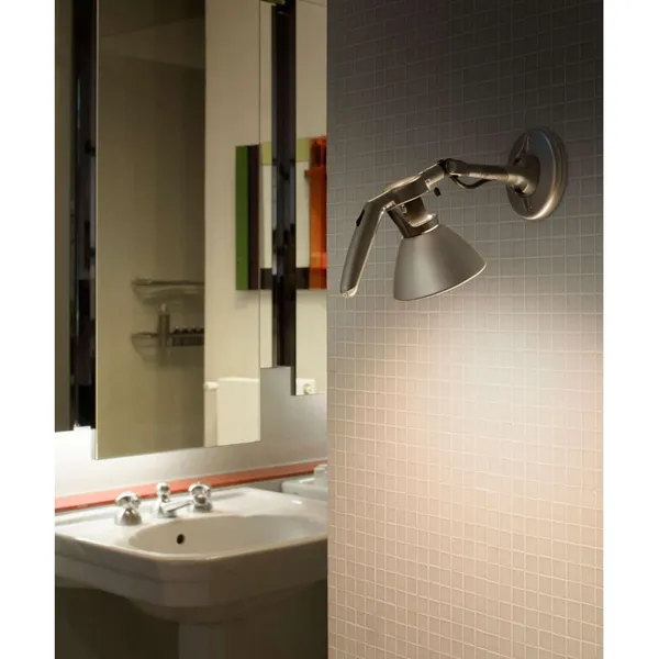 Luceplan Fortebraccio W1 Grande Aluminio – Lámpara de pared — imagen 3