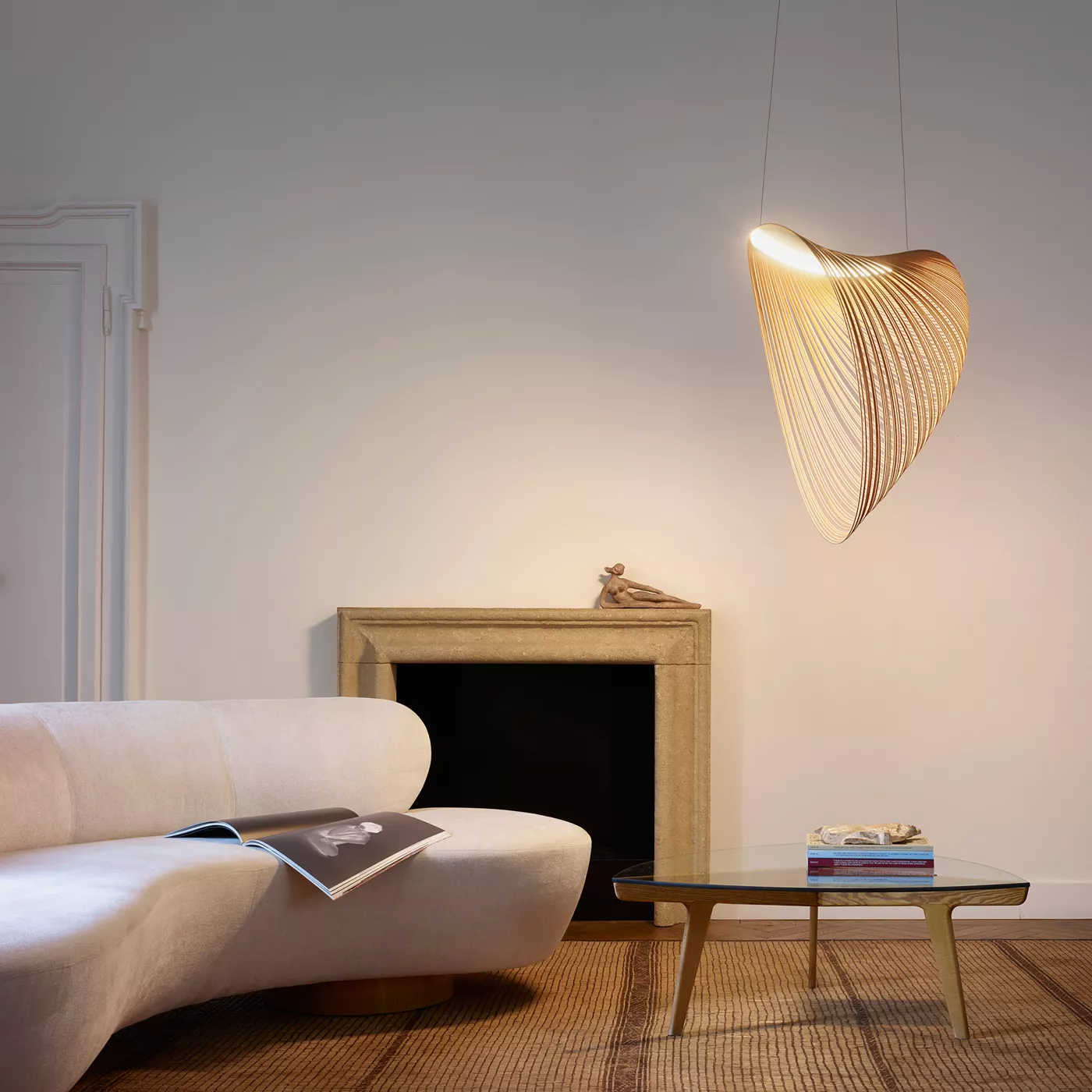 Luceplan Illan, ø100 cm - regulable por corte de fase – Lámpara de suspensión led — imagen 4