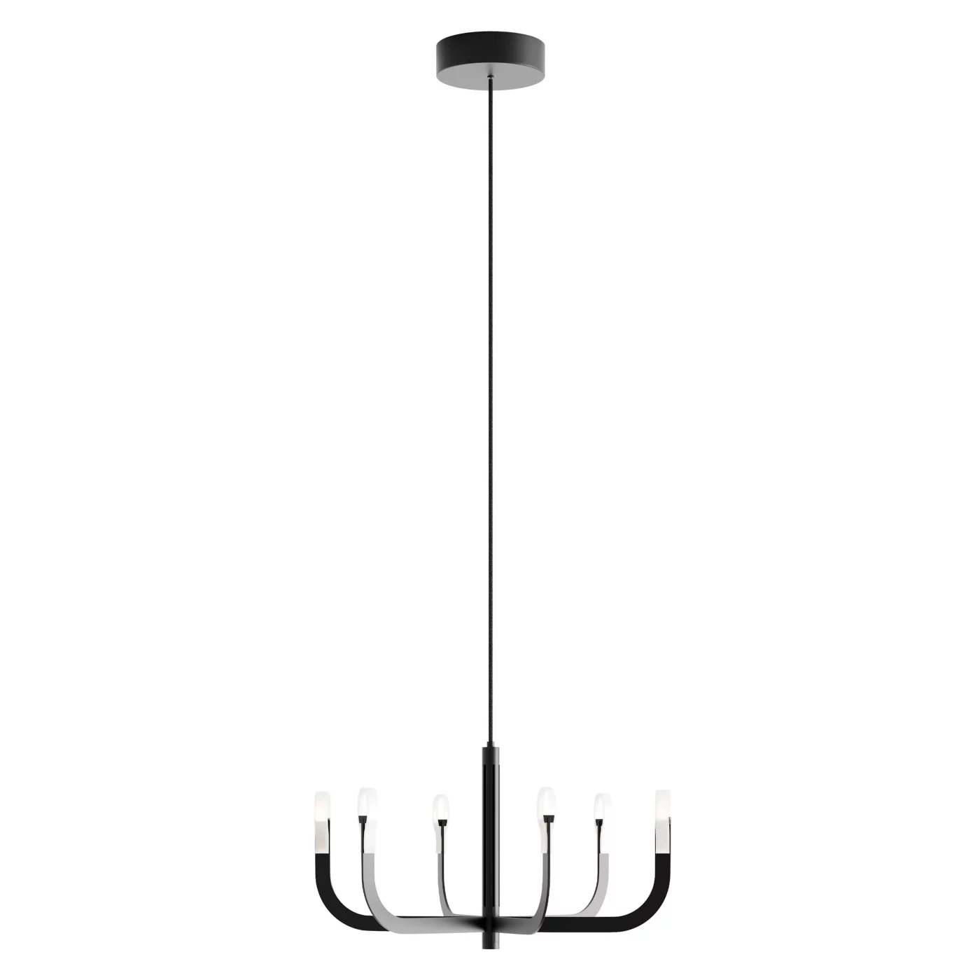 Luceplan J-US A, de araña Led negro - Dali – Lámpara — imagen 2
