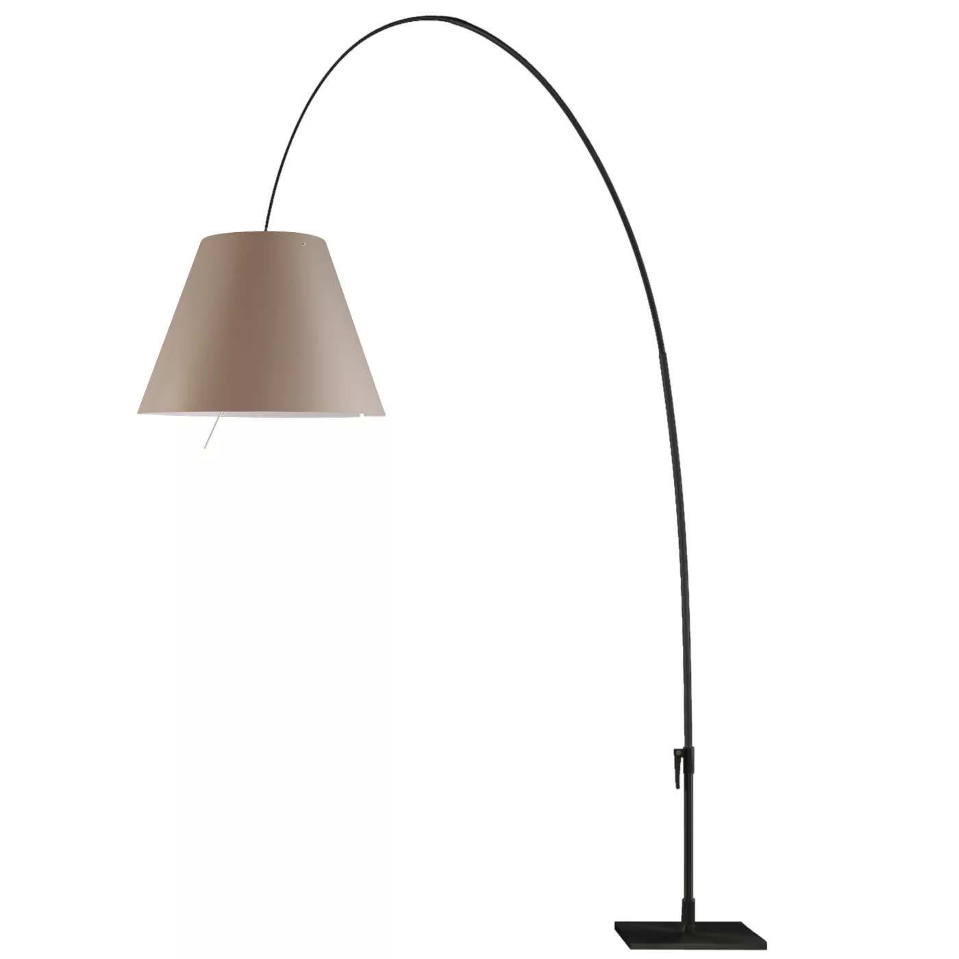 Luceplan Lady Costanza, lámpara de arco