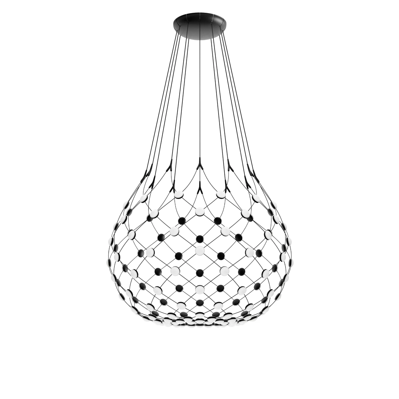 Luceplan Mesh, lámpara de suspensión LED