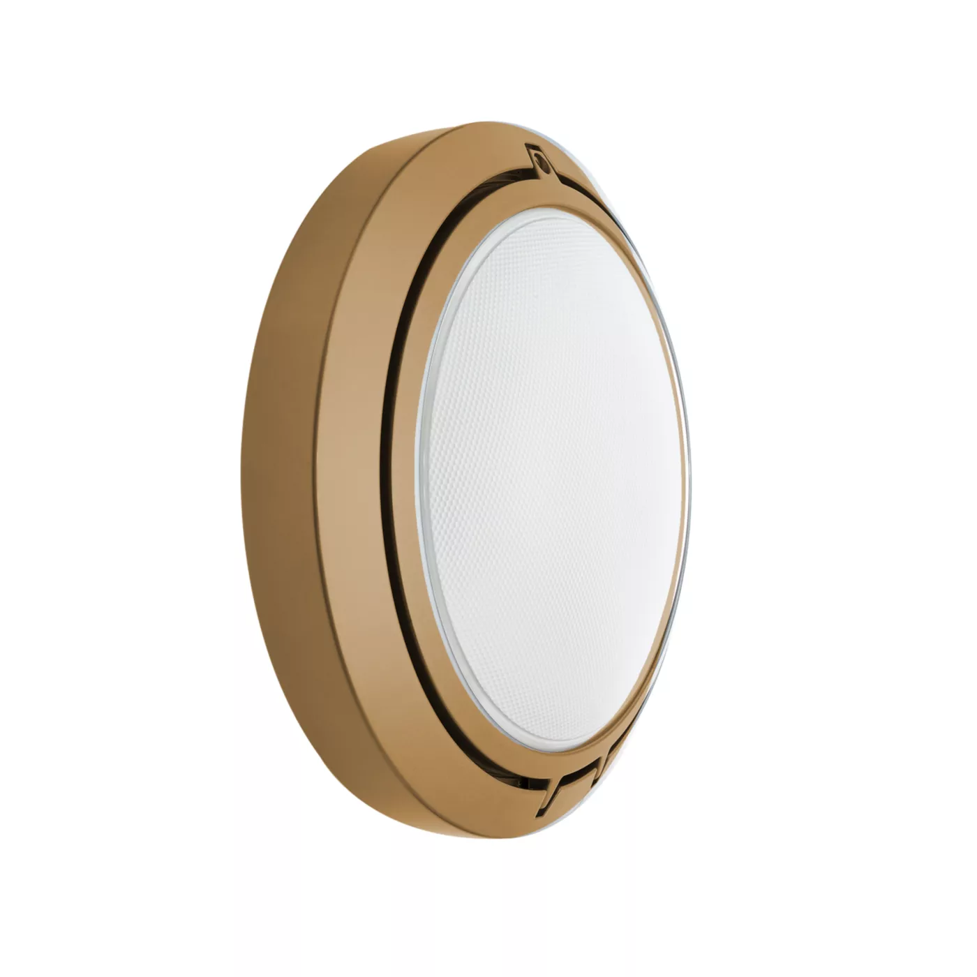 Luceplan Metropoli, lámpara de techo y pared LED ø27 cm - bronce