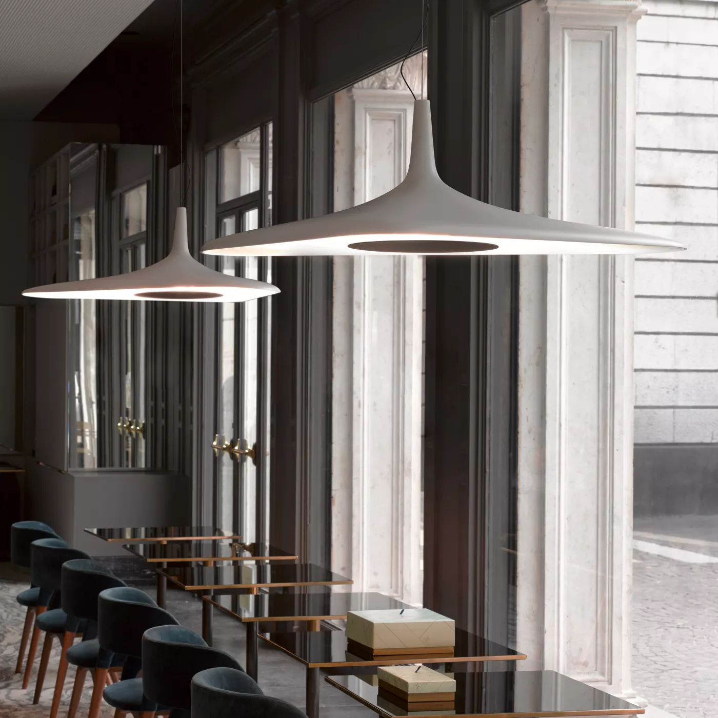 Luceplan Soleil Noir Sospensione — imagen 3