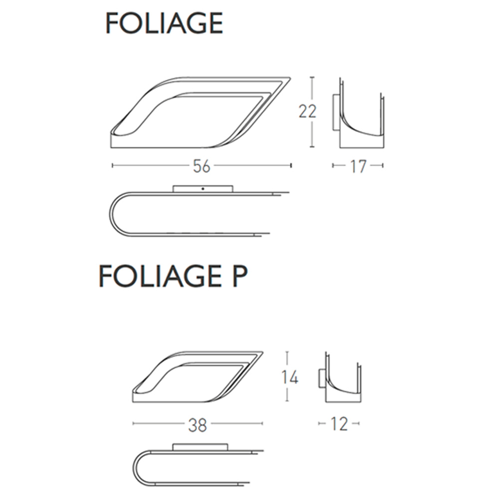 Lumen Center o techo Foliage – Aplique pared — imagen 8