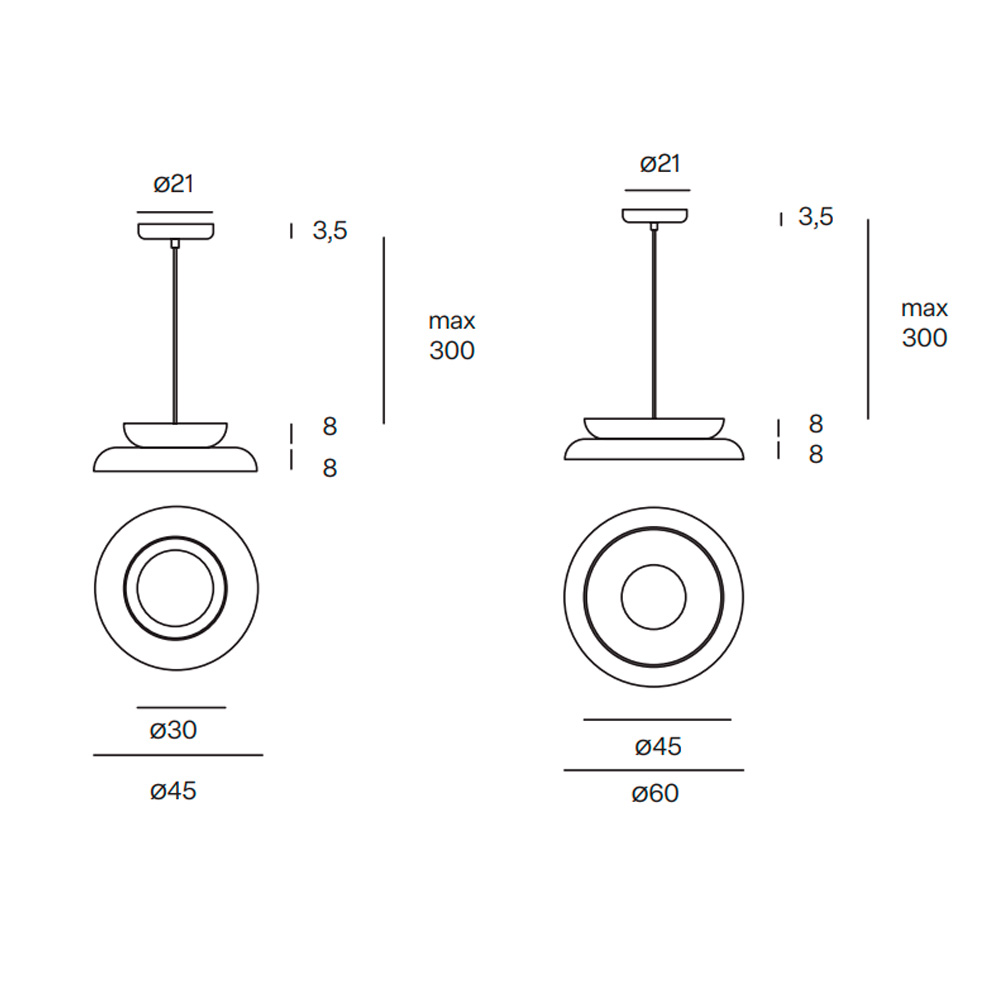 Lumen Center Doppio Zero – Lámpara suspensión — imagen 5