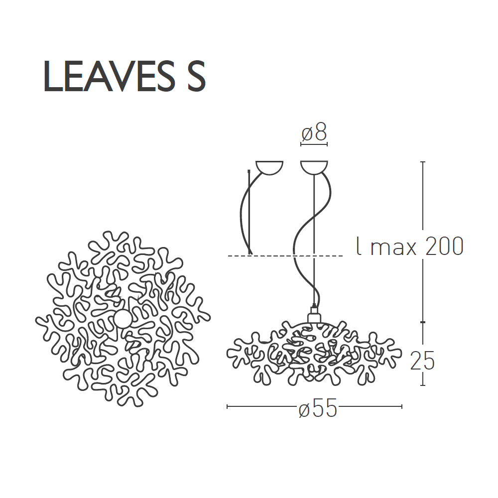 Lumen Center Leaves – Lámpara suspensión — imagen 8