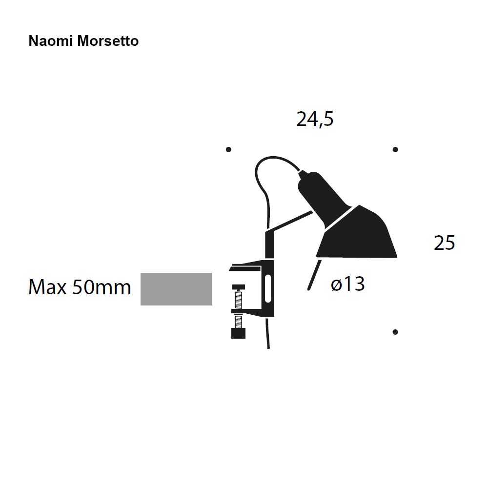 Lumina Naomi Morsetto – Lámpara sobremesa — imagen 7