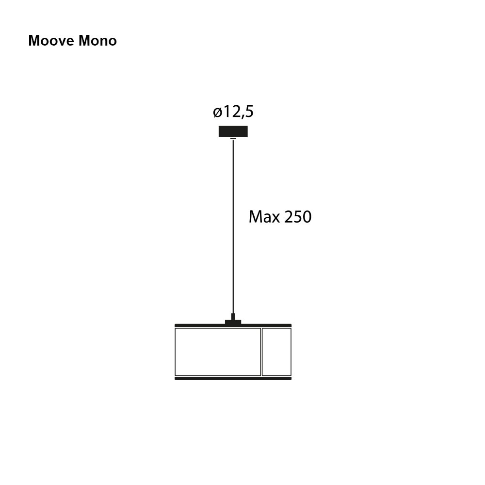 Lumina Moove Mono – Lámpara suspensión — imagen 6