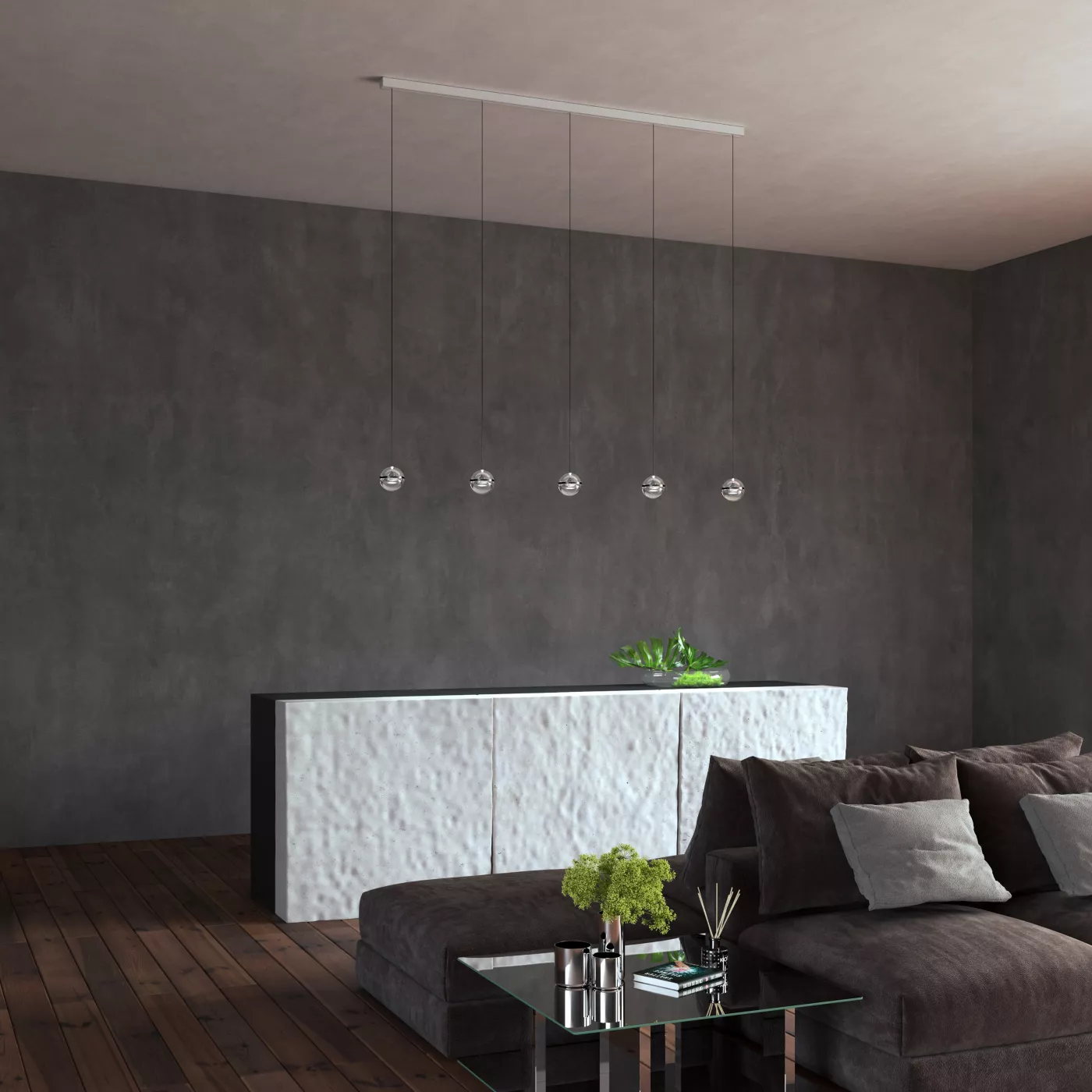 Lumina Limbus, 5 focos – Lámpara de suspensión led — imagen 4