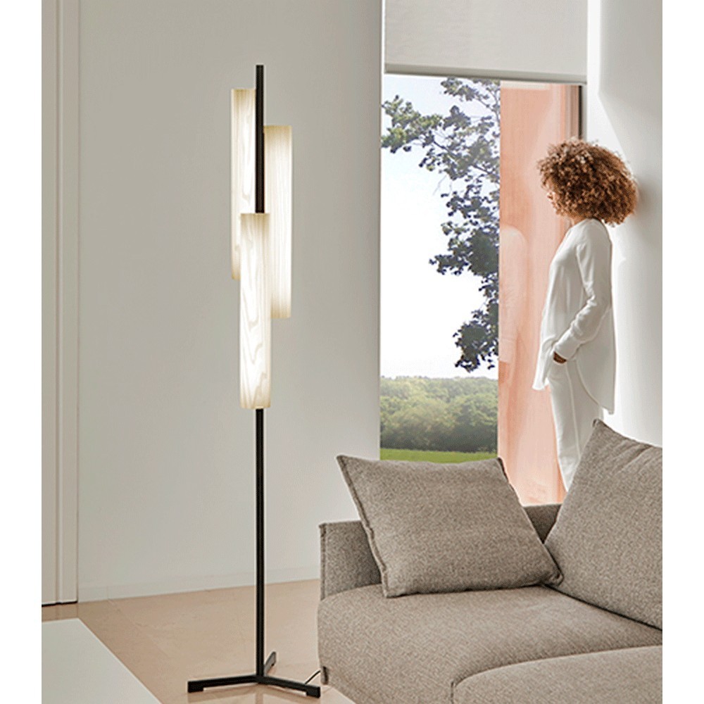 LZF Lamps Black note Triplet Lzf – Lámpara pie — imagen 4