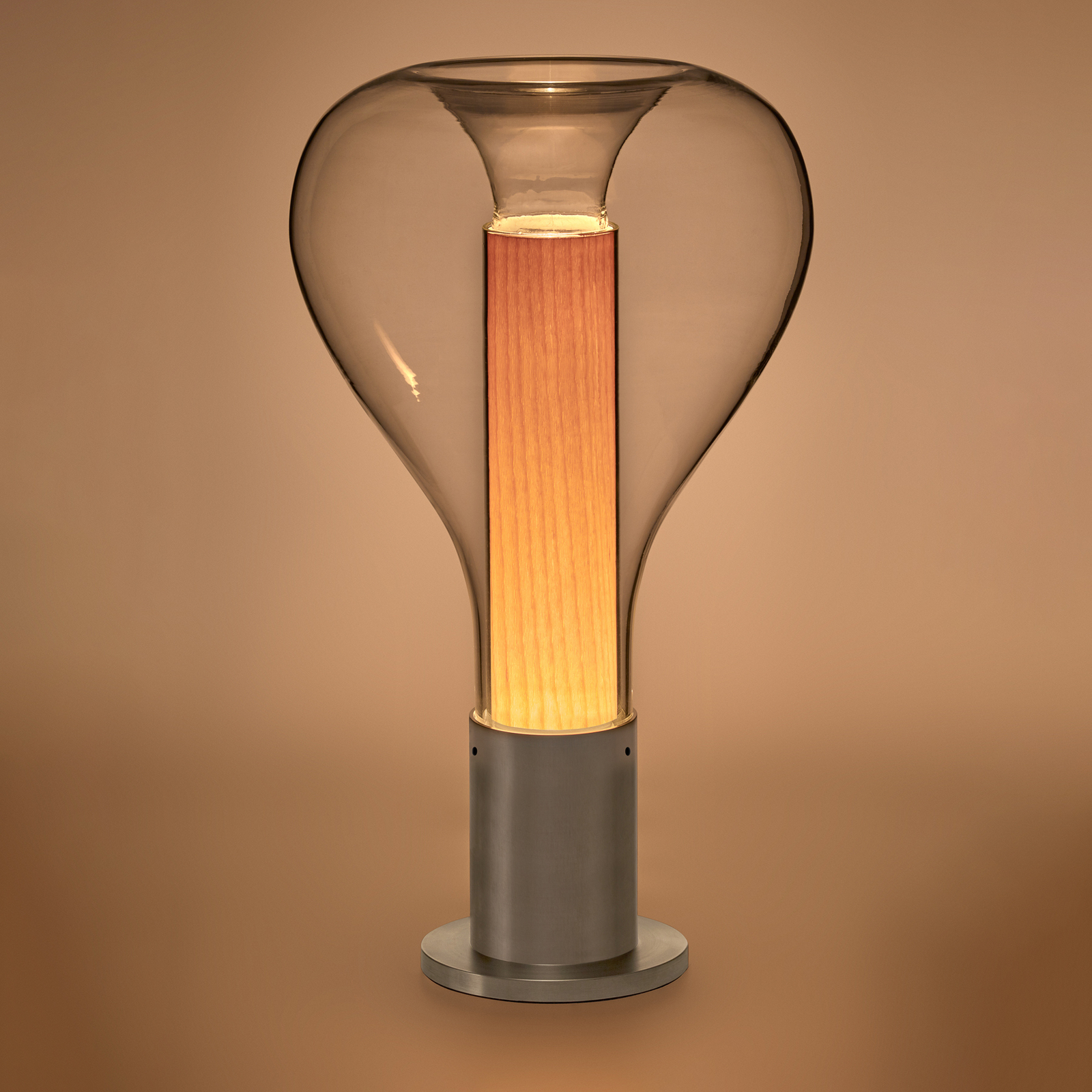 LZF Lamps Lzf Eris pantalla de cristal, aluminio – Lámpara de mesa led — imagen 5