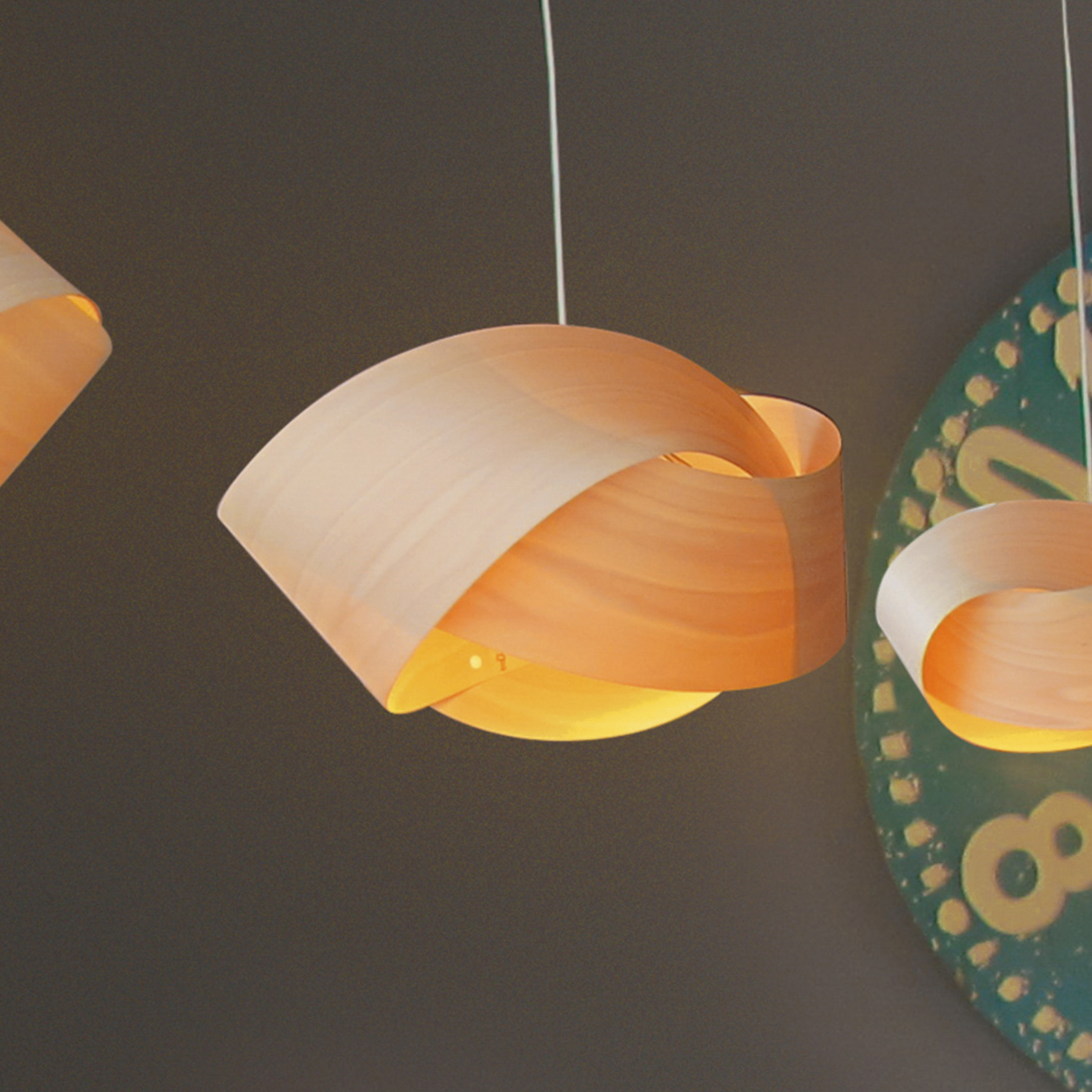 LZF Lamps Lzf Nut en diseño de madera Natur – Lámpara colgante