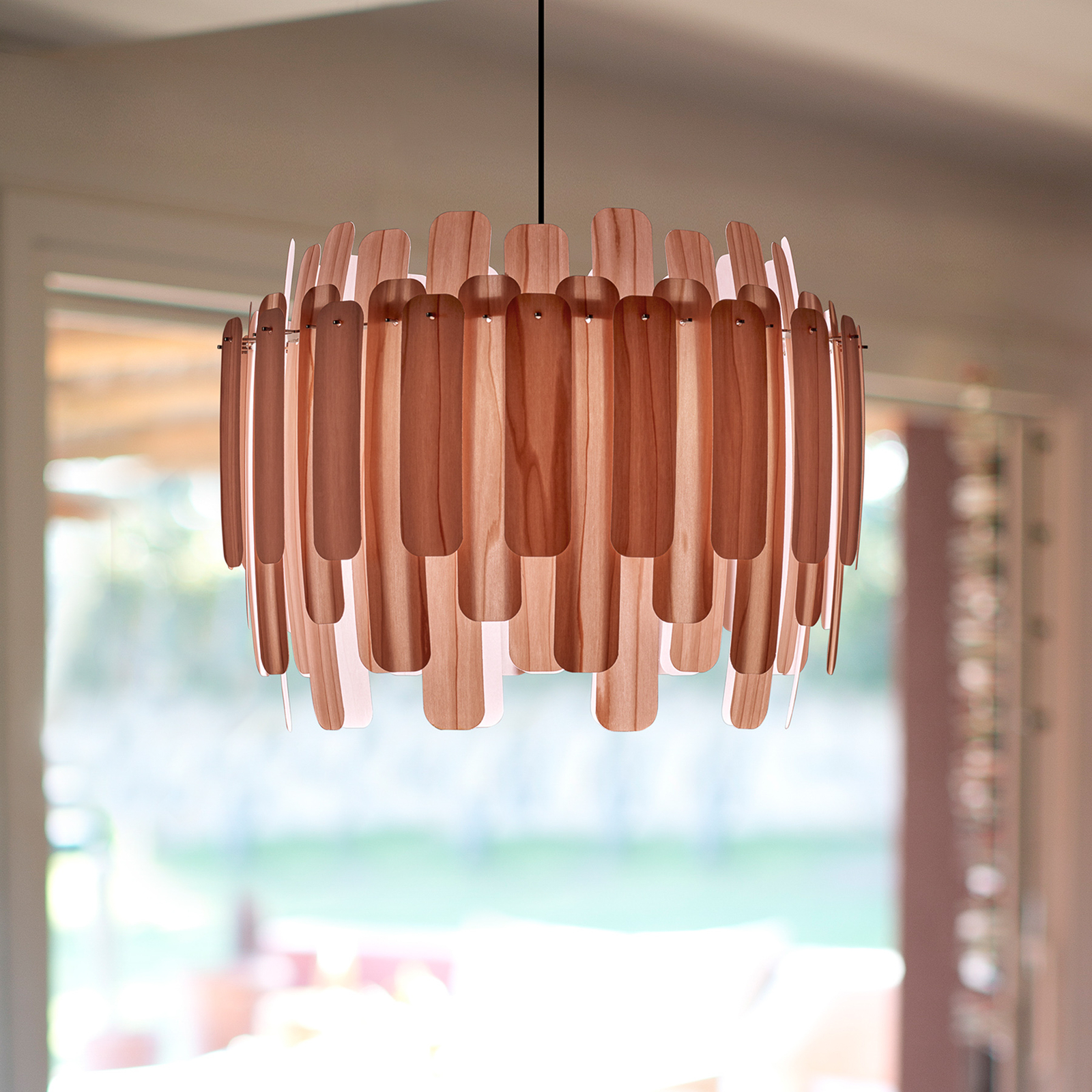 LZF Lamps Lzf Maruja de madera – Lámpara colgante — imagen 3