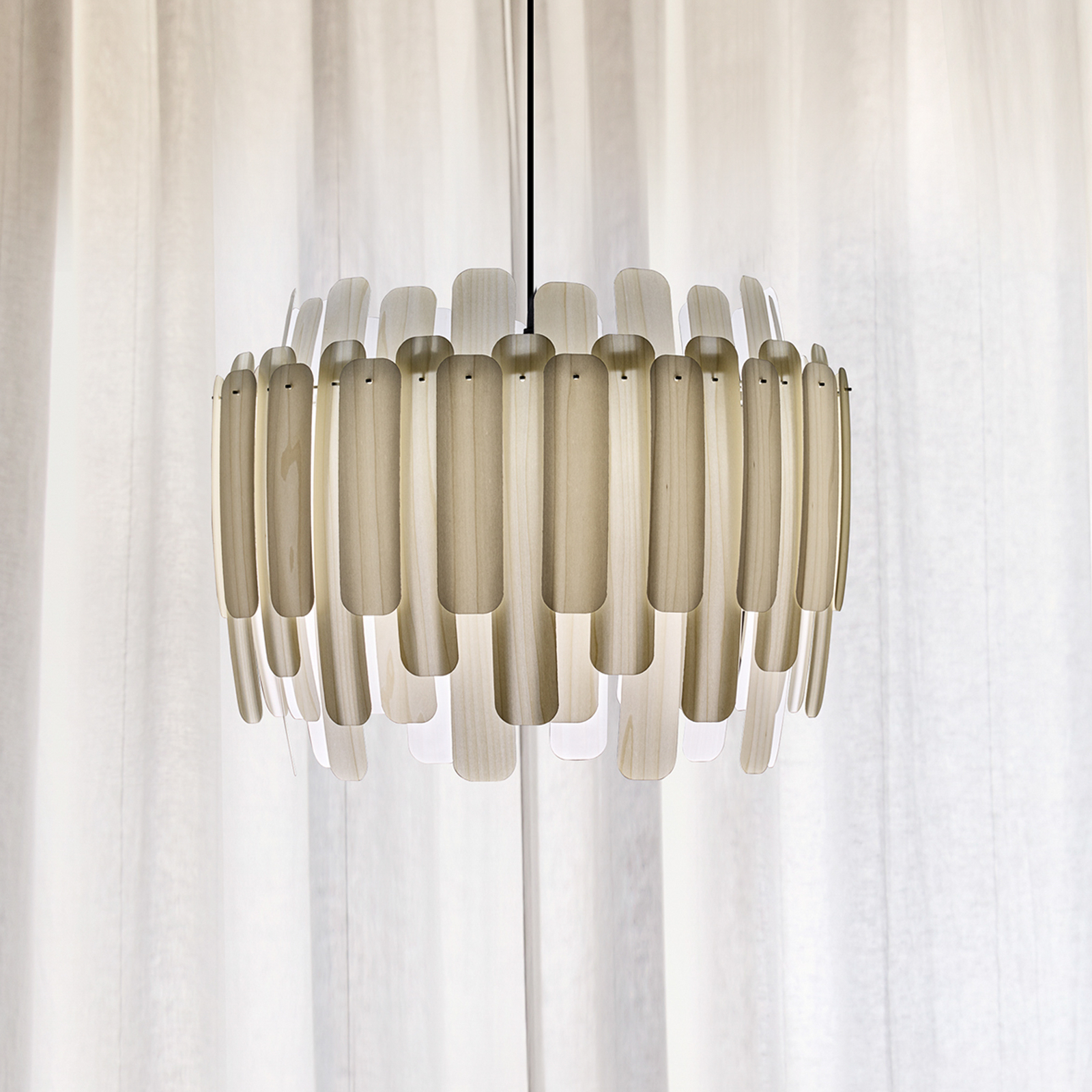 LZF Lamps Lzf Maruja de madera – Lámpara colgante — imagen 4