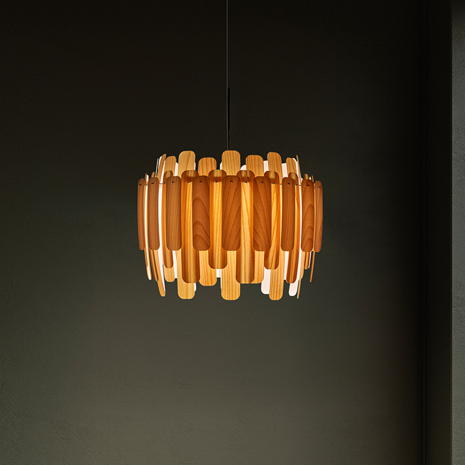 LZF Lamps Lzf Maruja de madera – Lámpara colgante — imagen 5